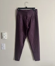 Booty by Brabants Leggins Plus Size Crocoskin Purple