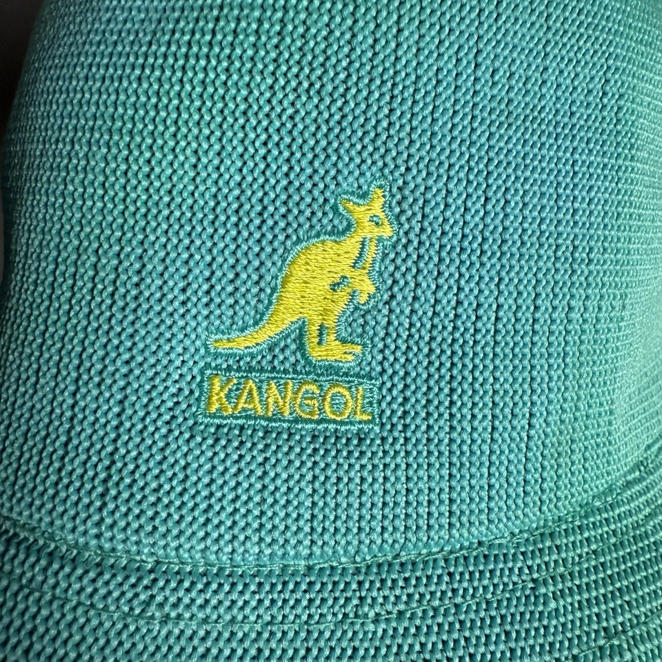 Brand New Kids KANGOL Tropic Casual  Bucket Hat Size Kids Small 1804KK Green - Image 2 of 4