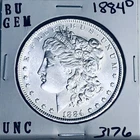 1884 O BU GEM MORGAN SILVER DOLLAR UNC MS+++ U.S. MINT RARE COIN 3176