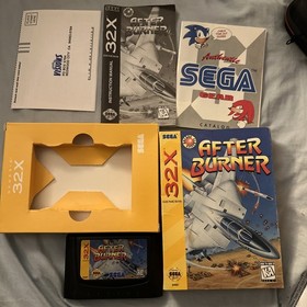 After Burner (Sega Genesis 32X) MINT COMPLETE CIB W/REG CARD, GORGEOUS, 10/10!
