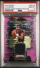 🔥 2023 PRIZM CJ STROUD ROOKIE GEAR PURPLE PULSAR PRIZM ROOKIE GEM MINT PSA 10