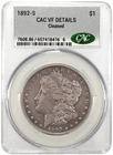 1892 S Morgan Silver Dollar CAC VF Details