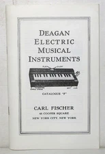Deagan Electric Musical Instruments catalog 