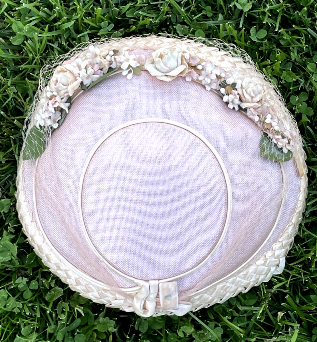 Pink Velvet 1950s Vintage Hats for Women for sale | eBay display picture 1