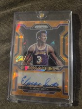 2021-22 Panini Prizm Penmanship Orange Ice Prizm Elmore Smith #PM-ESM Auto 0n64