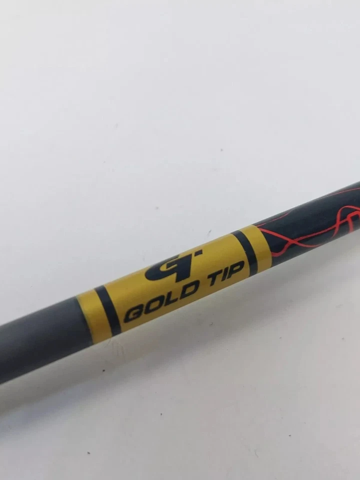 12pk Gold Tip Velocity 300 Spine Uncut Arrow Shafts w/ Inserts & Nocks: VEL300S - Image 3 of 4