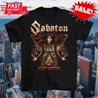 Night Witches Sabaton Band Shirt Classic Black Unisex Size S-2345XL