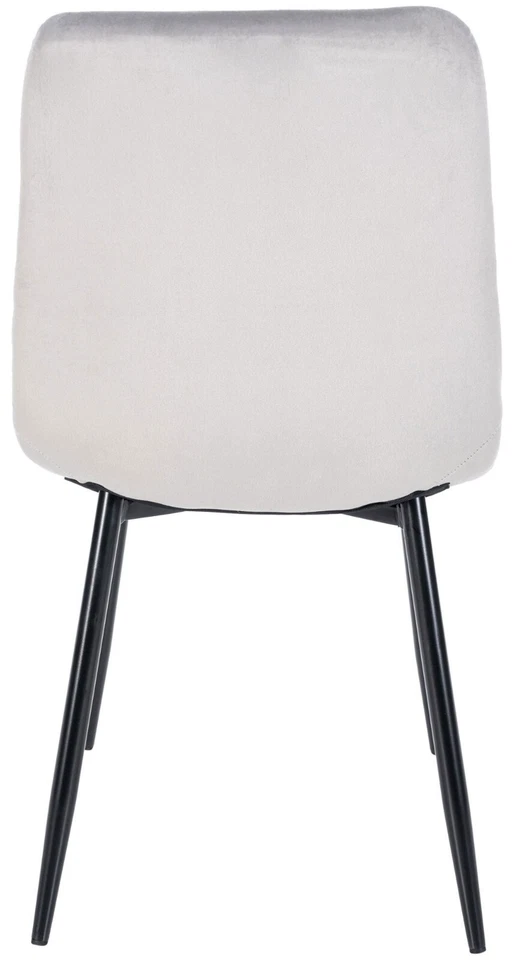 Sedia da pranzo Velluto I Sedia imbottita trapuntata Sedia da cucina 15 colori - Immagine 4 di 4