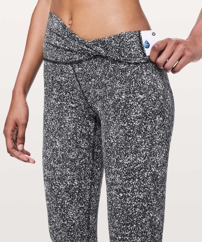 Lululemon Align Full Length Women Leggings Black & White Size CA 8 AU 12 Tight - Picture 2 of 18