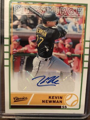 Kevin Newman Auto /50. 2020 Panini Classics. 