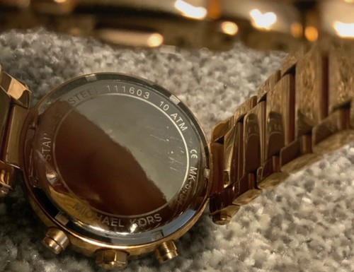 Michael Kors Rose Gold Chronograph Watch Worn Once - Picture 4 of 8