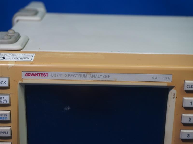 Advantest U3741 Spectrum Analyzer 9kHz-3GHz Made in Japan Advantest U3741 Spectrum Analyzer 9kHz-3GHz Made in Japan