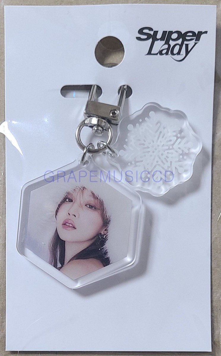 G)I-DLE (G)IDLE Super Lady POP-UP MD ACRYLIC KEYRING SNOW +