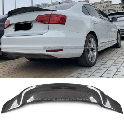 FOR VOLKSWAGEN VW JETTA MK6 CARBON FIBER REAR TRUNK LIP SPOILER WING ...