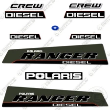 Fits Polaris Ranger Decal Kit Utility Vehicle - Crew Cab 2013 - 3M Vinyl!