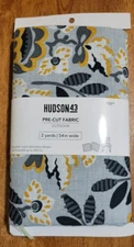 Hudson43 fabric Alma floral grey Pre-Cut Outdoor 2 yds 54 in wide UV Protection