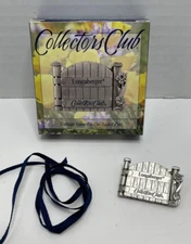 LONGABERGER 2000 Basket Cottage Gate Tie-On  #7332 -NEW