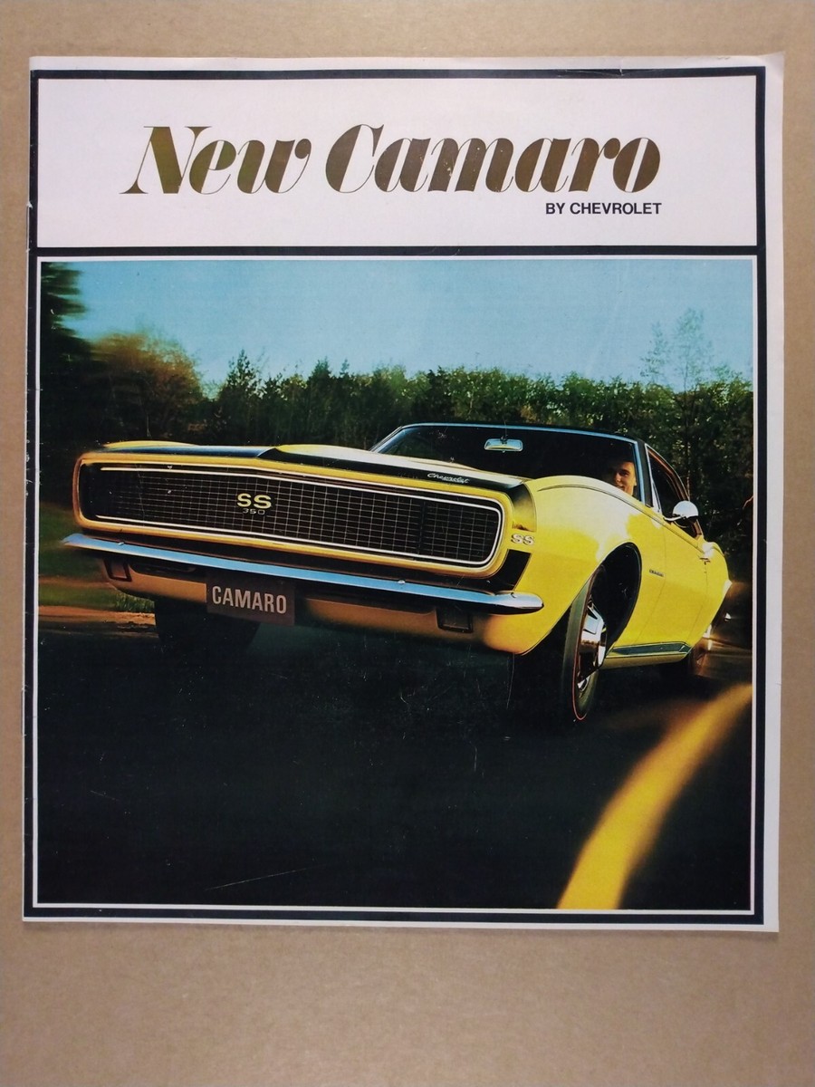 1967 Chevrolet CAMARO Sales Brochure Catalog | eBay