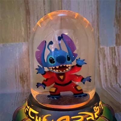 リロ＆スティッチ Lilo & Stitch 飛行船 乗り物 スノーグローブ s-l400.jpg