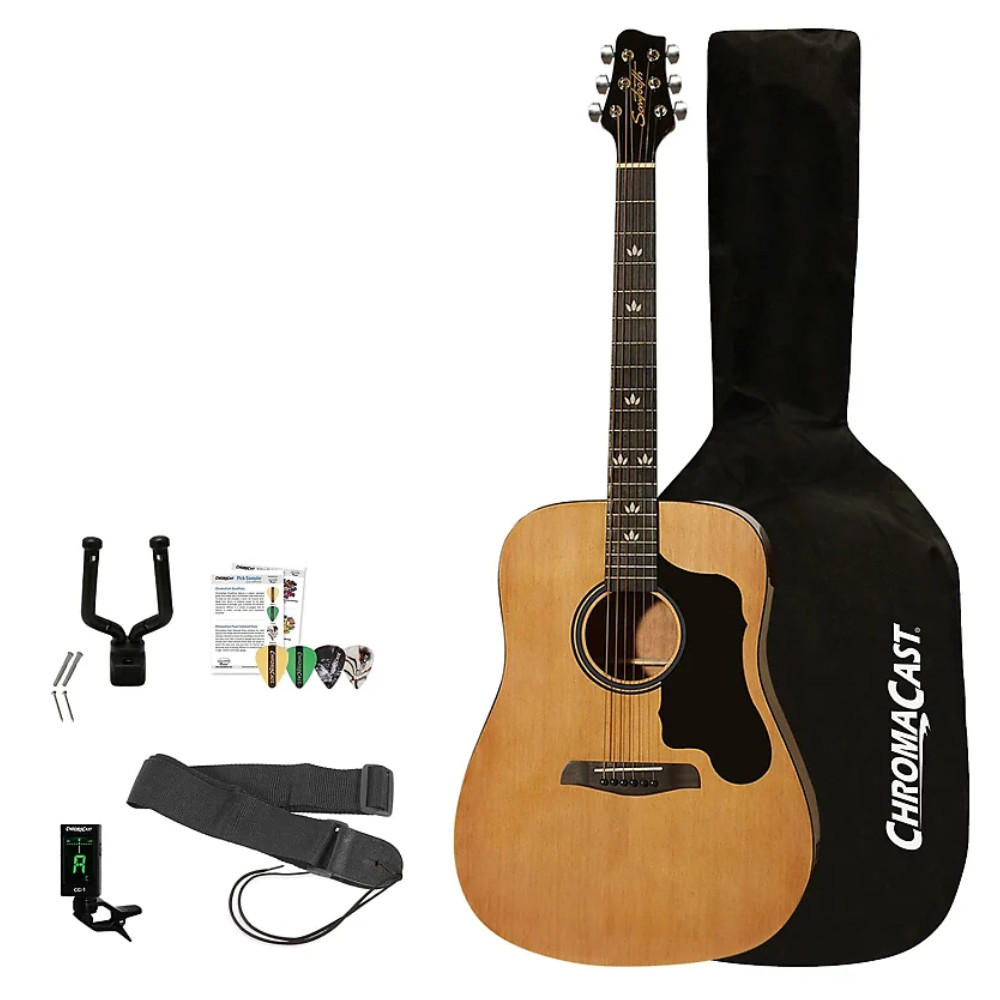 Акустическая гитара Sawtooth ST-ADN-D-BEG из натурального красного дерева 31790₽