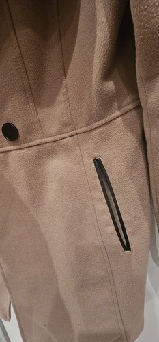 Pimkie Damen Mantel Jacke Wollmantel Gr. 42 Beige - Bild 4 von 5