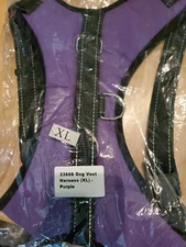 Dog Vest Harness XL Purple