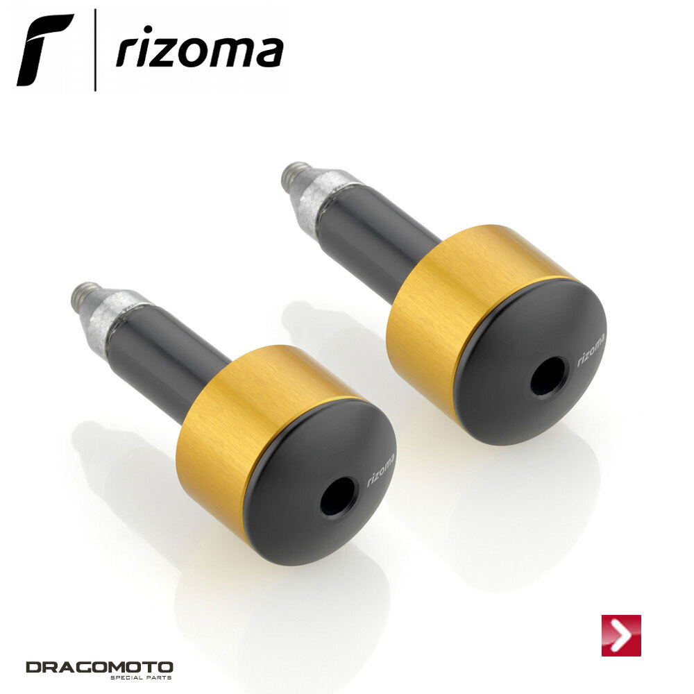 Embouts de guidon RIZOMA MA533G Or contrepoids de guidon VESPA GTS 300 Touring ABS 2017