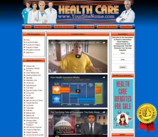HEALTH CARE AND MEDICAL EQUIPMENT Amazon Adsense Business Website for Sale
