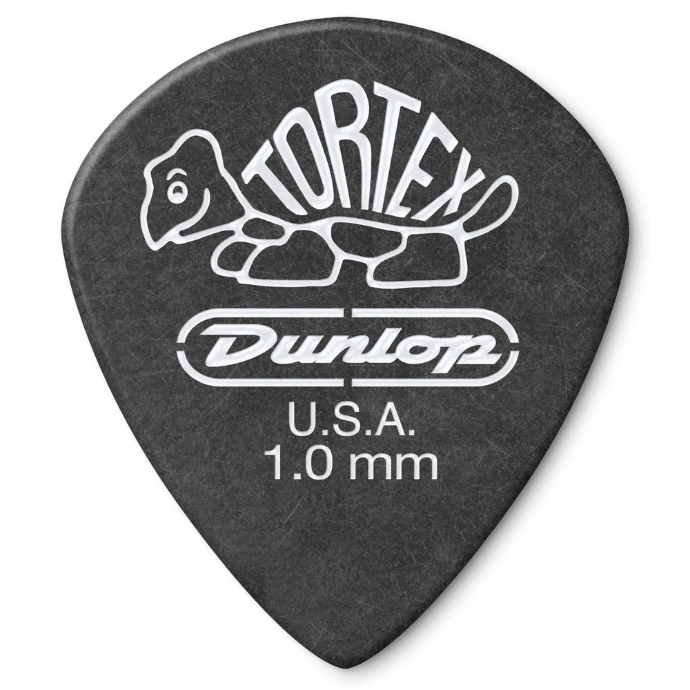 Dunlop Tortex Pitch Black Jazz III Guitar Picks 1.0mm 12-Pack