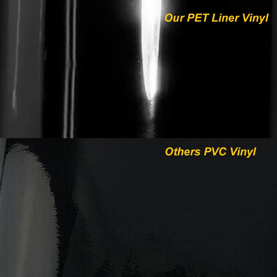 Forro PET ultra brillante premium autoadhesivo envoltura de vinilo liberación de aire sin burbujas Foto 4 de 4