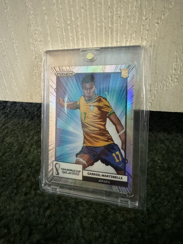 2022 Panini Prizm World Cup Qatar Gabriel Martinelli #4 RC Manga Case Hit SP