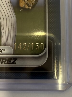 アイリーページ JERAL PEREZ 2024 Bowman Draft #BD-154 TRUE BLUE /150 Chicago White