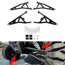 Black High Clearance Steel A-Arms Set for 2014 + Polaris RZR XP 4 1000 Turbo