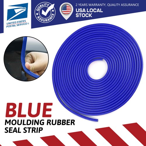79 FT Blue Auto Door Edge Guard Moulding Trim Rubber Edge Strip Seal