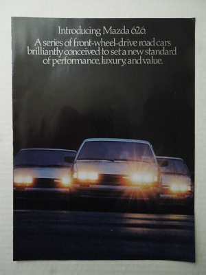 1983 MAZDA 626 Front-Wheel Drive Cars 4 Page Magazine Ad | eBay