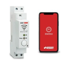 INTERRUTTORE ORARIO ASTRONOMICO CON BLUETOOTH E APP 1 MODULO DIN VEMER VE797200
