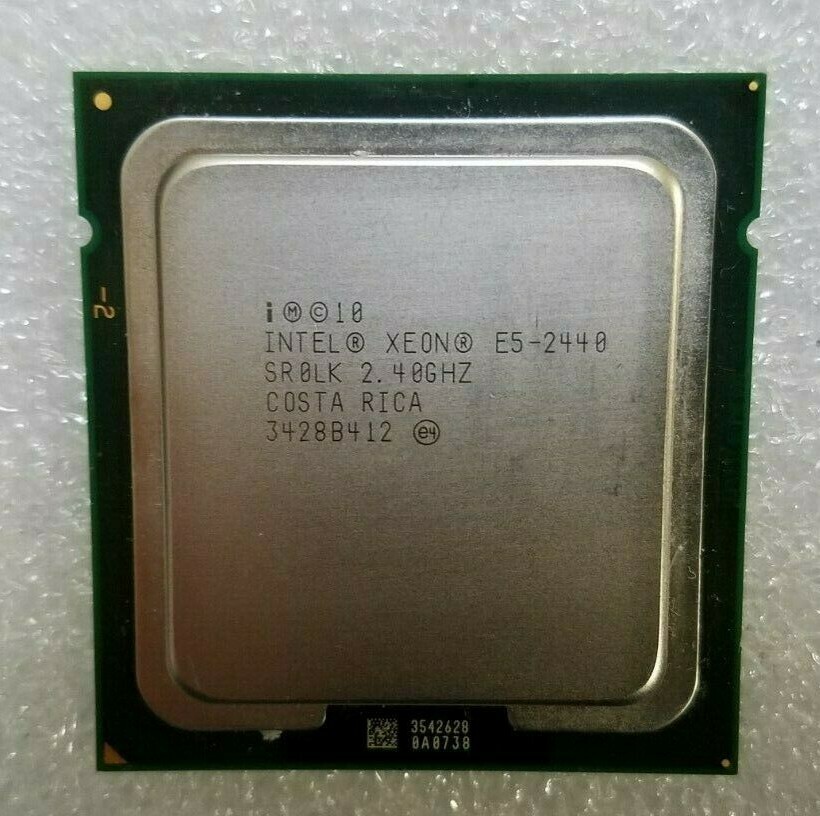 Lot of 2 Intel Xeon E5-2440 SR0LK 2.4GHz LGA1356 6-Core CPU Processor ...