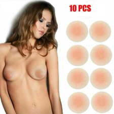 10pcs Nippleless Cover Reusable Self Adhesive Silicone Nipple Covers Women USA