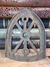Vintage Cast Iron Sad Iron Trivet