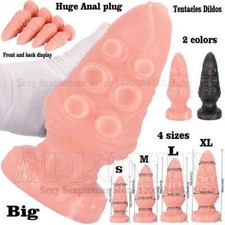 Big Suction Cup ButtPlug Soft Anal Dildo Prostate Massage Anal Dilator Adult Toy