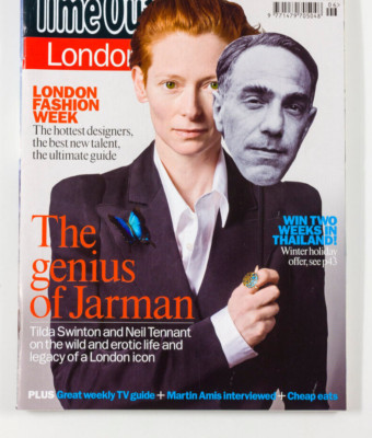DEREK JARMAN TILDA SWINTON NEIL TENNANT MARTIN AMIS ERDEM - UK Time Out magazine