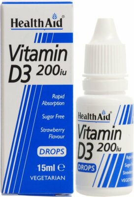 GESUNDHEITSHILFE VITAMIN D3 200iu TROPFEN - 15ML 