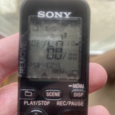 Sony IC Recorder ICD-PX312 Digital Voice Recorder Handheld Tested Works