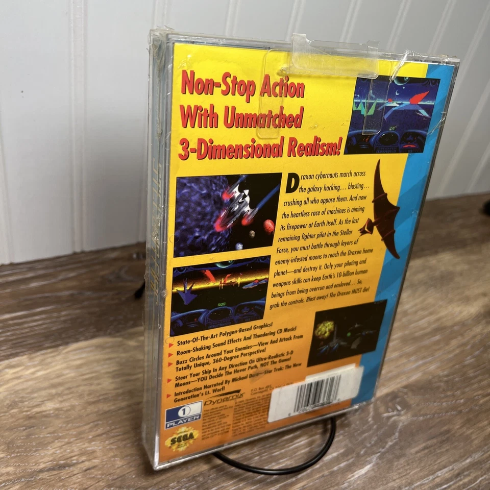 Stellar-Fire (Sega CD, 1993)  - Factory sealed !!! Brand New - Tear - Image 3 of 4