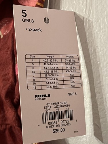 Jumping beans all day play dress Size 5 girls clothing fruit brown with tags - Picture 5 of 6