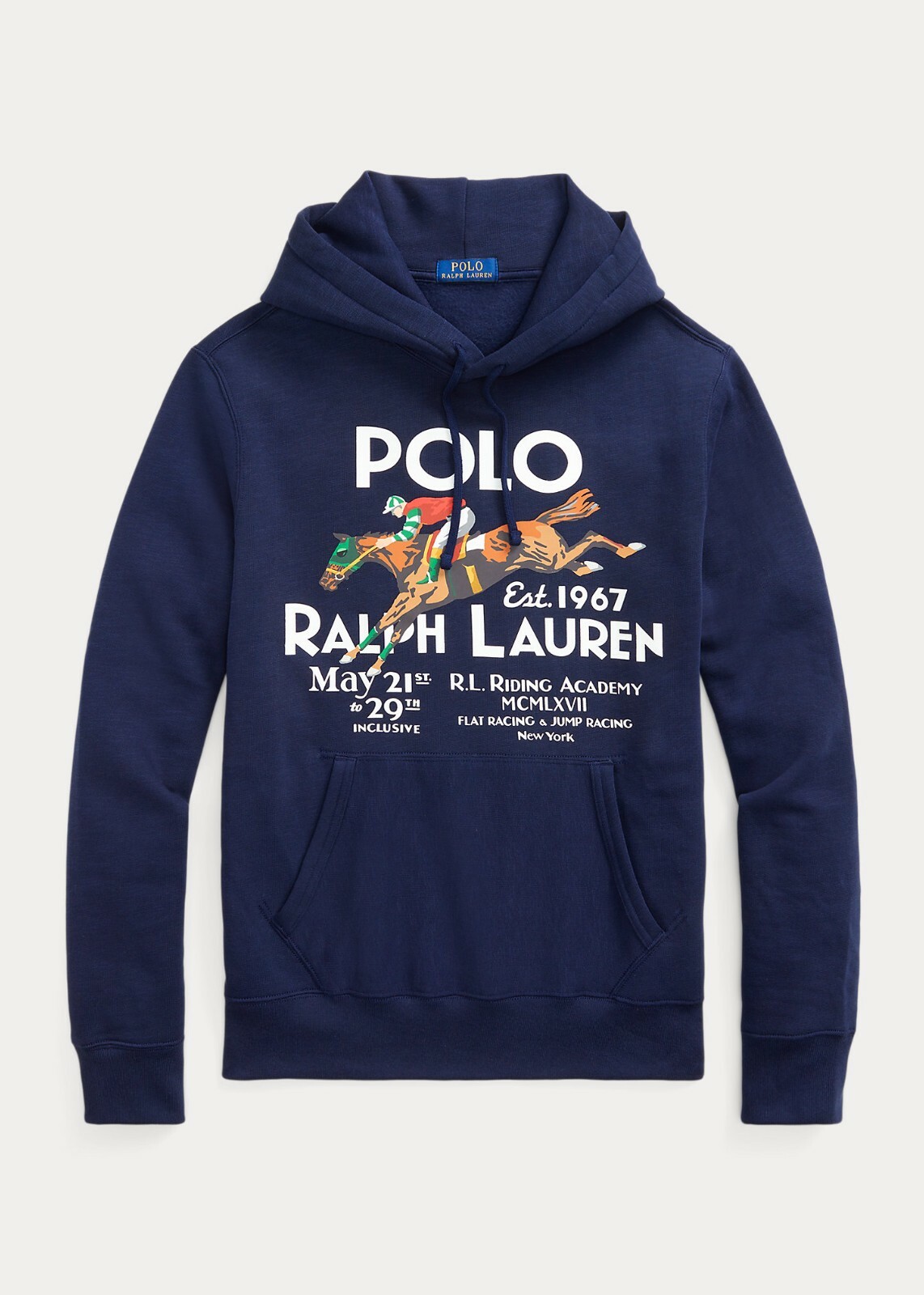 Felpa con cappuccio Polo Ralph Lauren Stadium Bear Big Pony Equestrain RL Riding Academy