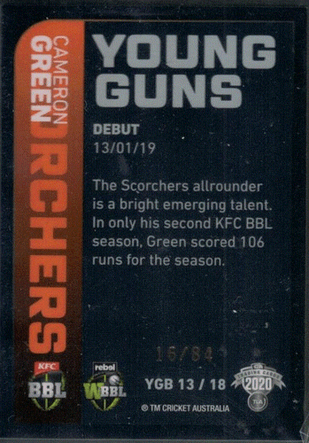 2020/21 CA Traders Cricket Young Guns (Black) individual Card Sale only Nr-Mint - Picture 22 of 28