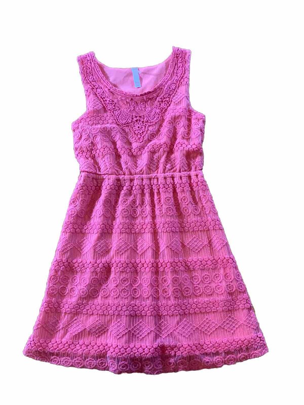 Exhilaration Dress Girls Size Medium Coral Sleeveless