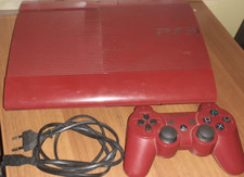 RETRO CONSOLE GAMES SONY PLAYSTATION PS 3 ROSSA VARIANT ROSSO GARNET RED SCARLET