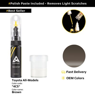 Touch up Paint for Toyota All Models Code: 4C5 Brown